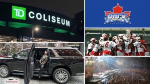 TD Coliseum limo & VIP Chauffeur Service, Private Shuttle Service to TD Coliseum, Toronto Rock Game Day Limo Service, Luxury Transportation to TD Coliseum, Concert Limo Hamilton Ontario