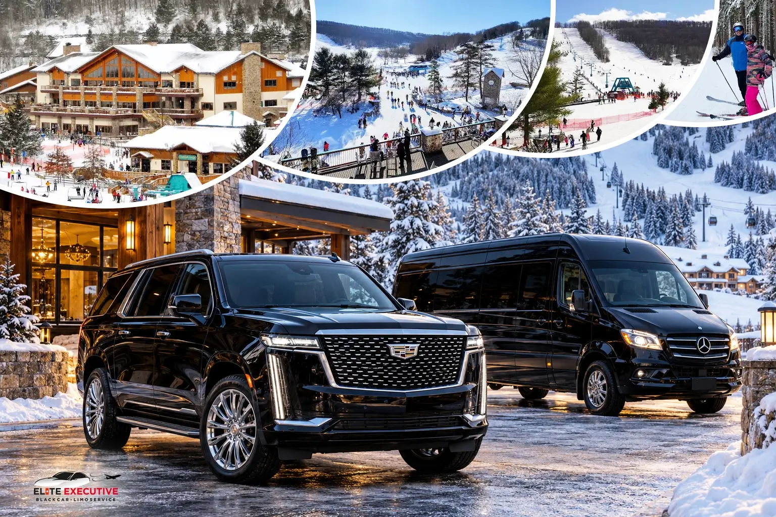 Toronto to Holiday Valley Ski Resort transportation with luxury SUVs, private shuttles and experienced chauffeurs.